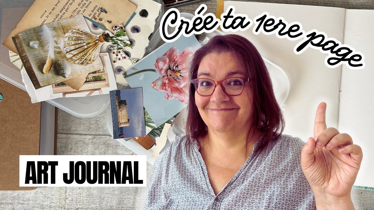 [Art Journal] Avec du matériel de récup : Débute ton Art Journal simplement