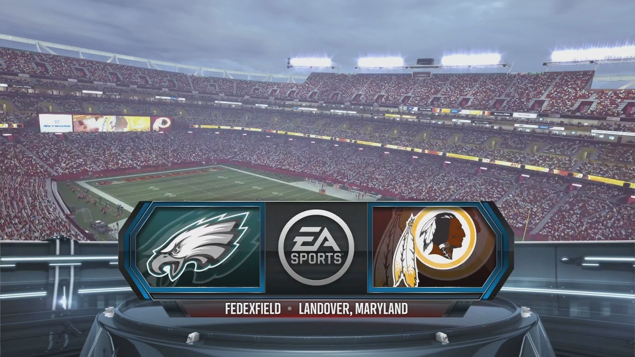 Madden NFL 16 - Philadelphia Eagles (3-0) Vs Washington Redskins (1-2) Full Gameplay Week 4