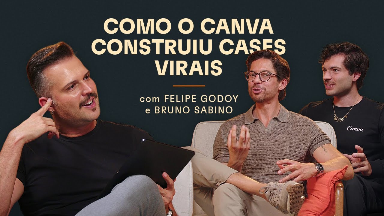 Como o Canva construiu cases virais (com Felipe Godoy e Bruno Sabino - Canva) - Branding em Tudo