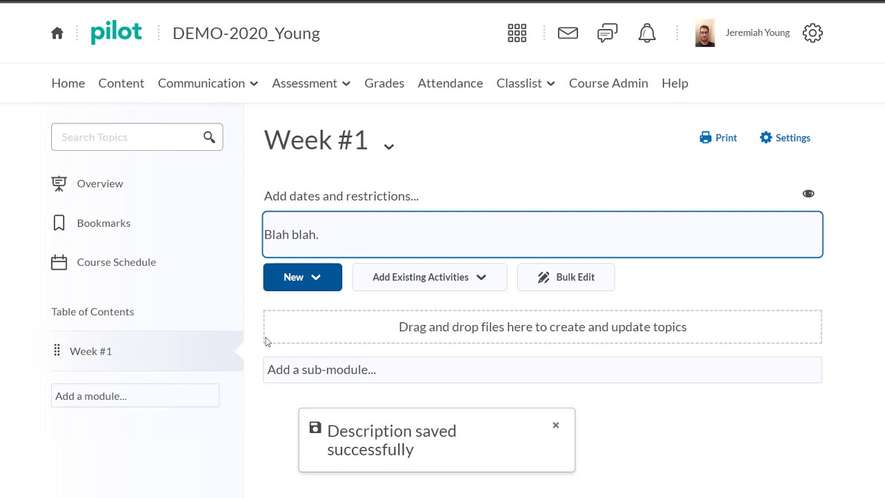 D2L Tutorial 1