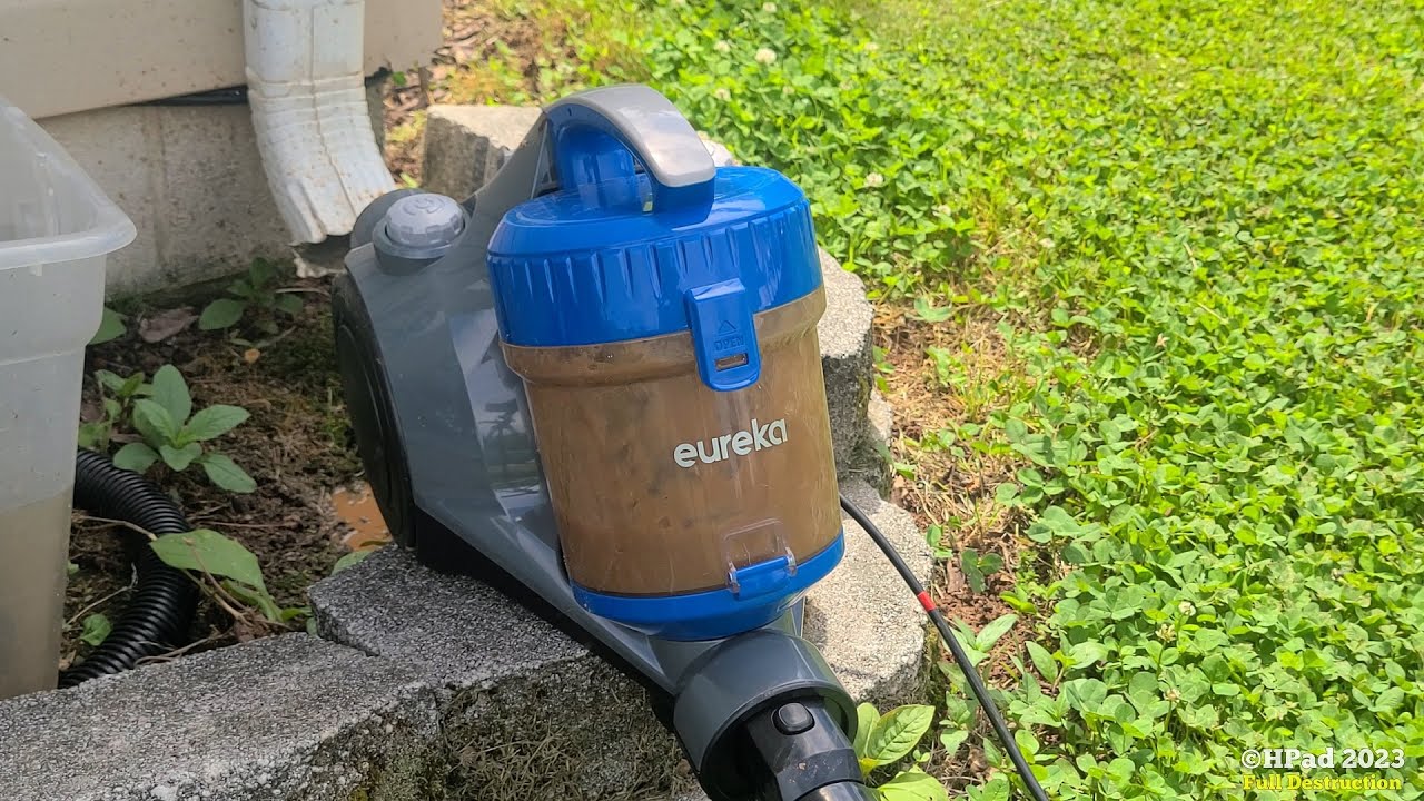 Eureka Whirlwind Canister Vacuum Destruction (Full)