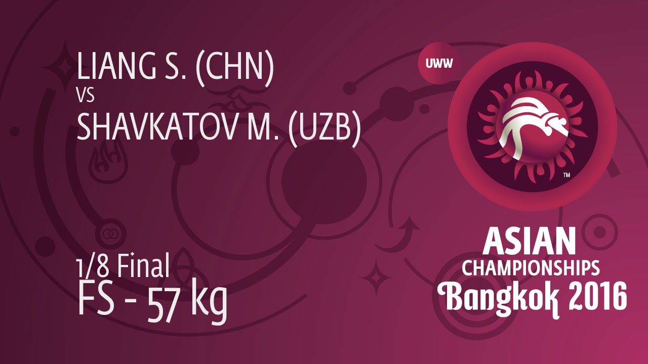 1/8 FS - 57 kg: M. SHAVKATOV (UZB) df. S. LIANG (CHN), 12-9