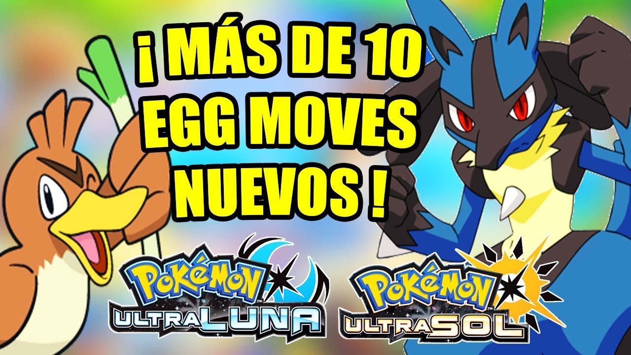 LOS NUEVOS Y MEJORES MOVIMIENTOS HUEVO | Análisis Ultrasol y Ultraluna Competitivo | Scorph