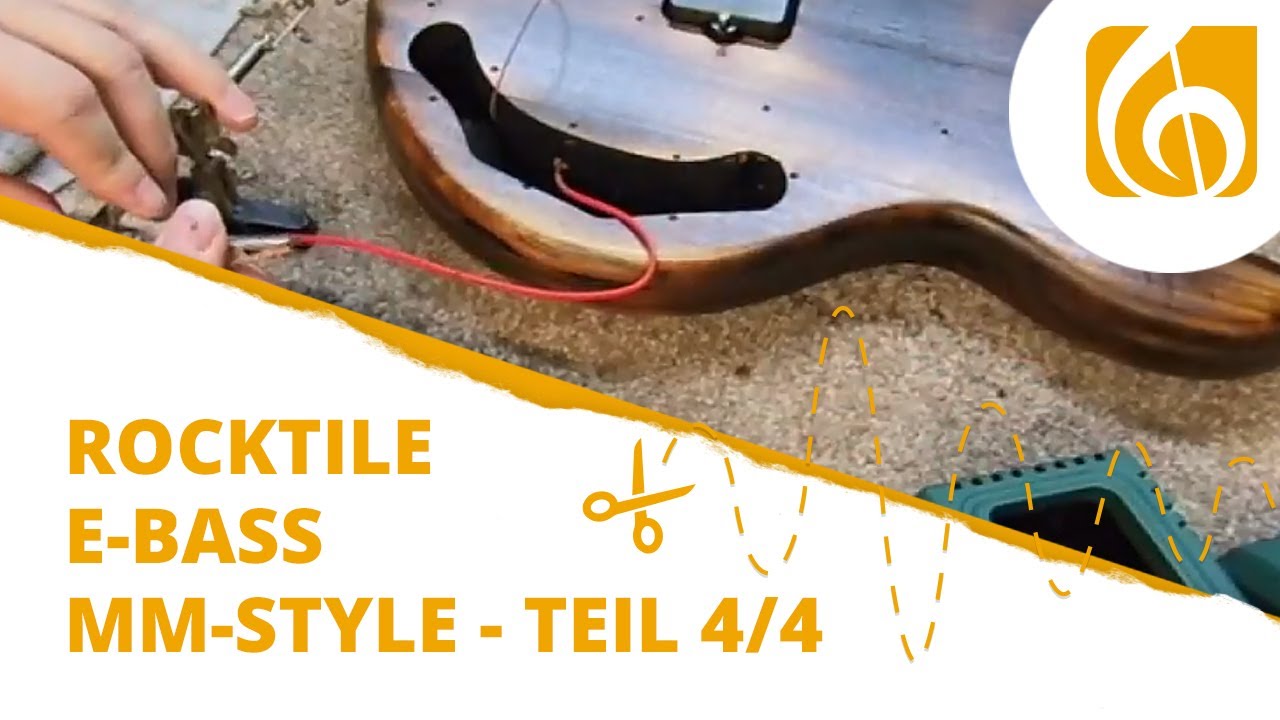 Rocktile E-Bass Bausatz MM-Style - Teil 4 Montage und Soundcheck