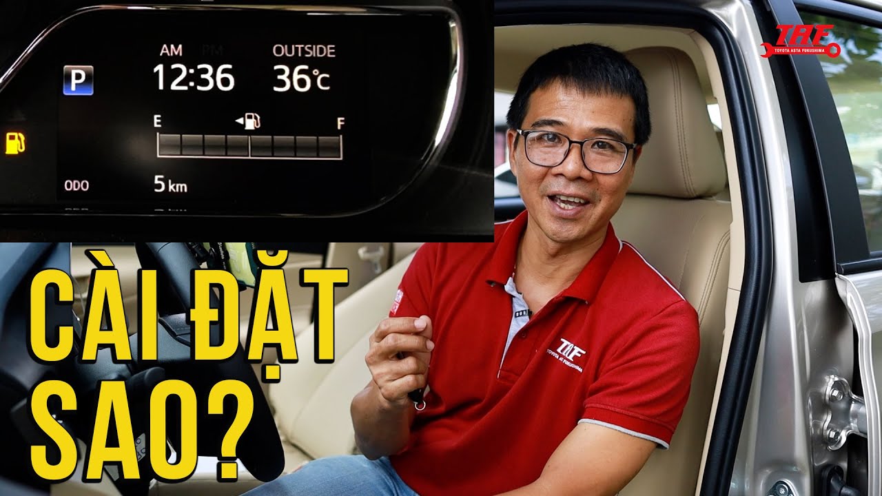 HDSD VIOS | Đổi lít/100km, lý giải hao xăng, cài ngôn ngữ, ngày giờ... trên màn hình đa thông tin