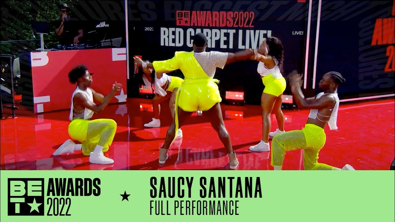Saucy Santana's Spicy Pre-Show Performance | BET Awards '22