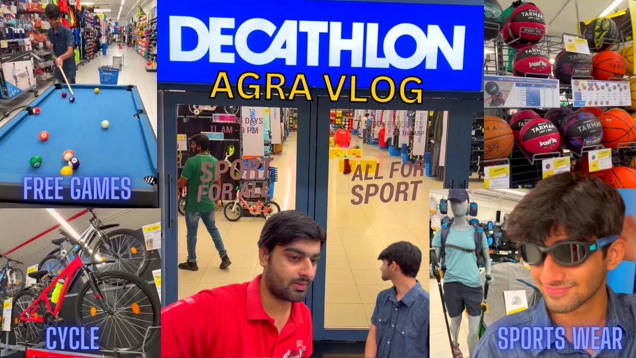 Decathlon Sports Store Tour Agra | Sports Equipment | Sports Wear | Shopping Vlog