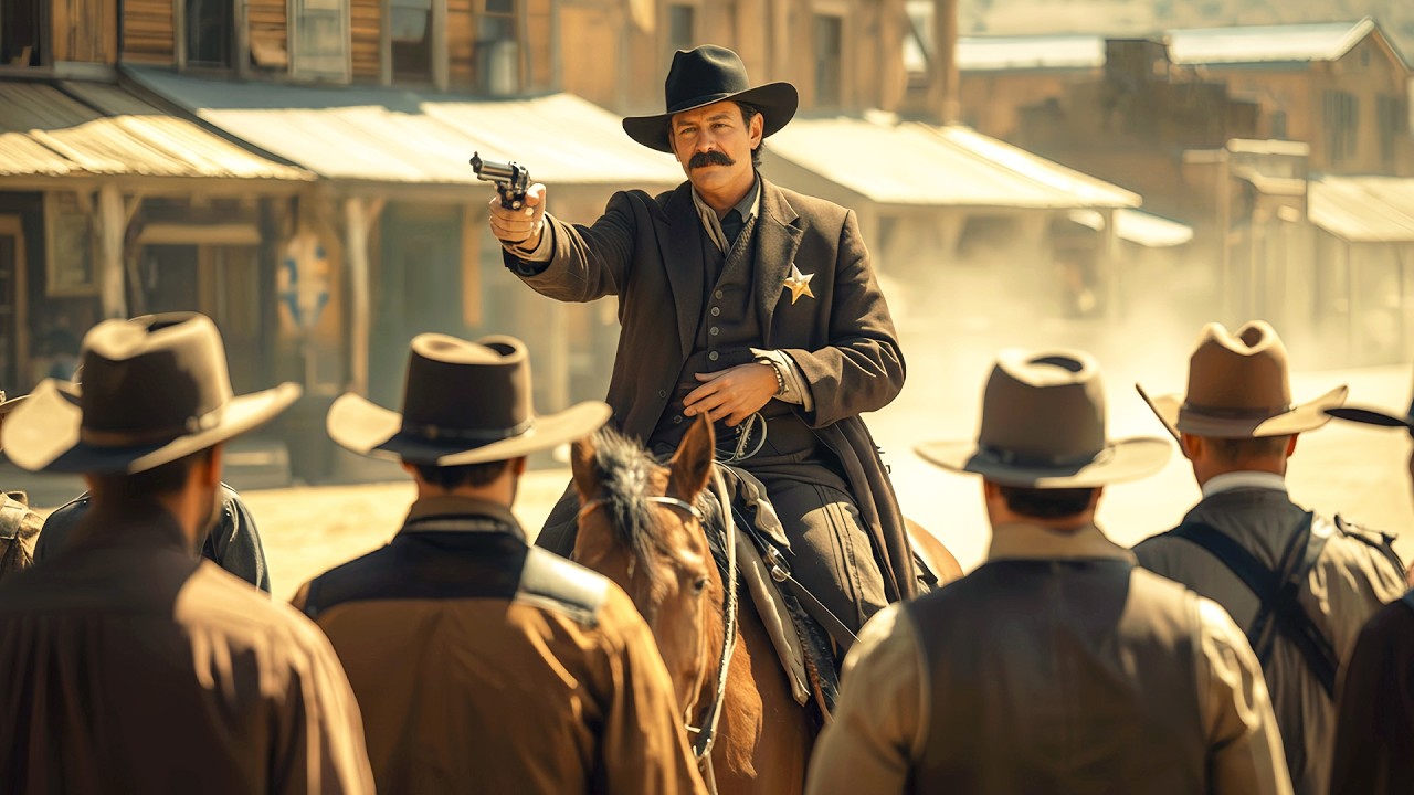 A Gang Targets A Quiet Town — Unaware The New Sheriff Is A Notorious Gunman.