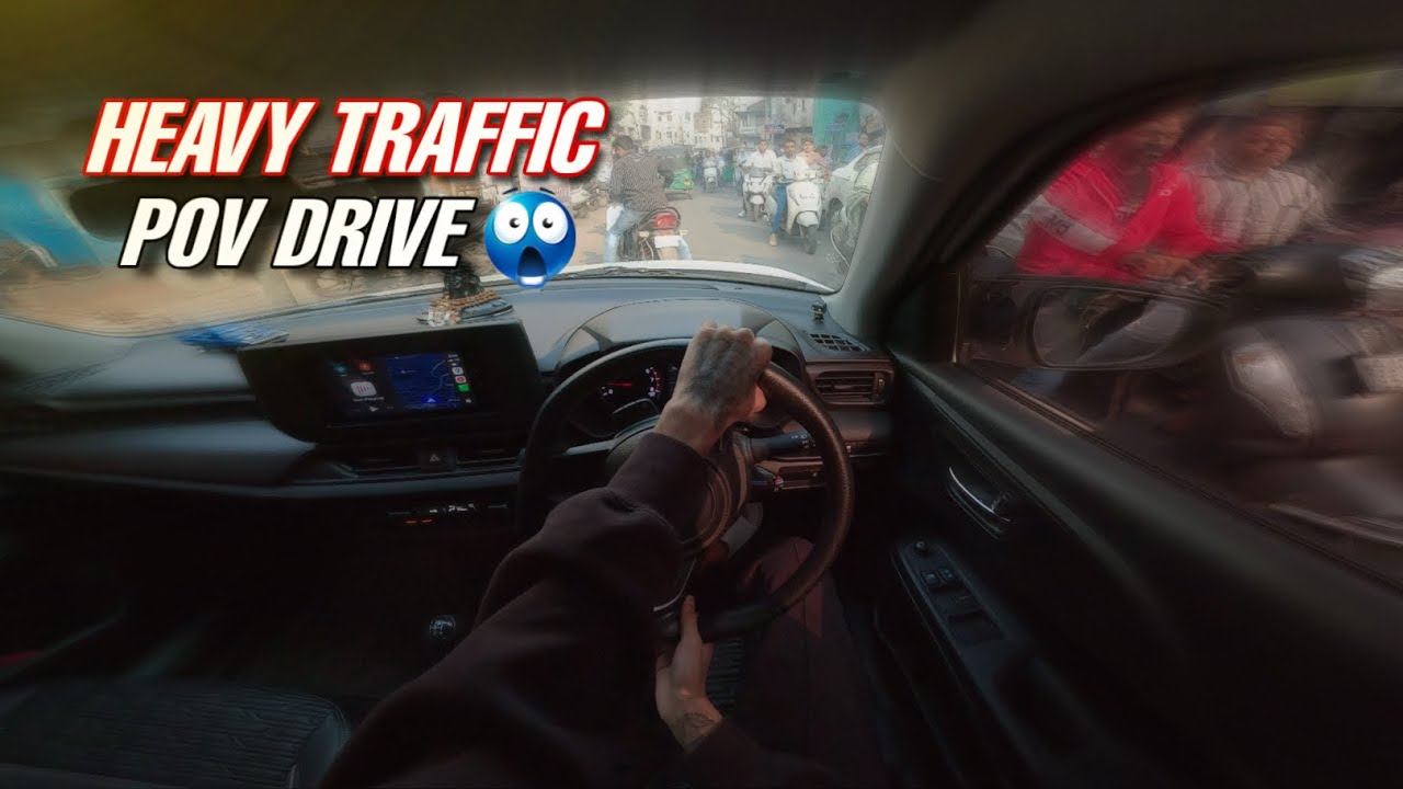 POV Heavy Traffic Pov Drive | Cutting Through Heavy Traffic @morinautovlogs