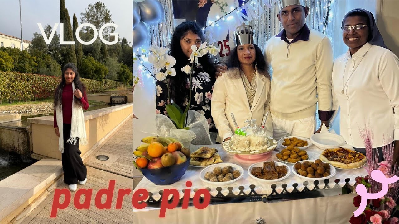 අපේ නැන්දා ආපු සතියේ අපි කොහෙද ගියේ 🩷🫶 padre pio ගිහින් කාවද අපිට හම්බුනේ 🥰😘