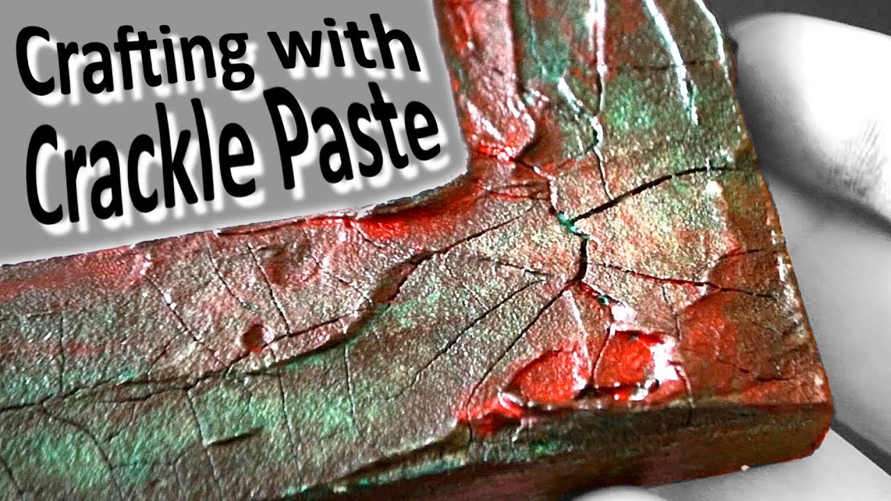 DIY: How to use Crackle Paste for Crafting