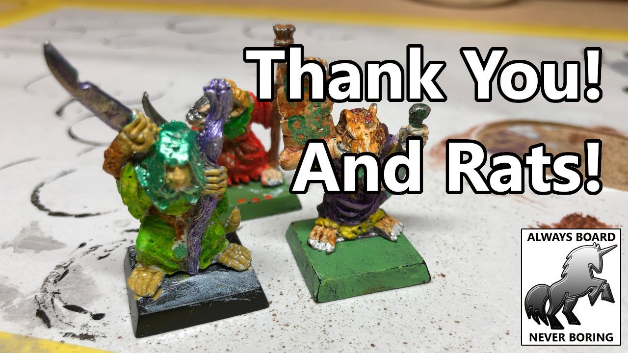 Благодарность и ностальгический взгляд на старых скавенов из вселенной Oldhammer для Advanced Her...
