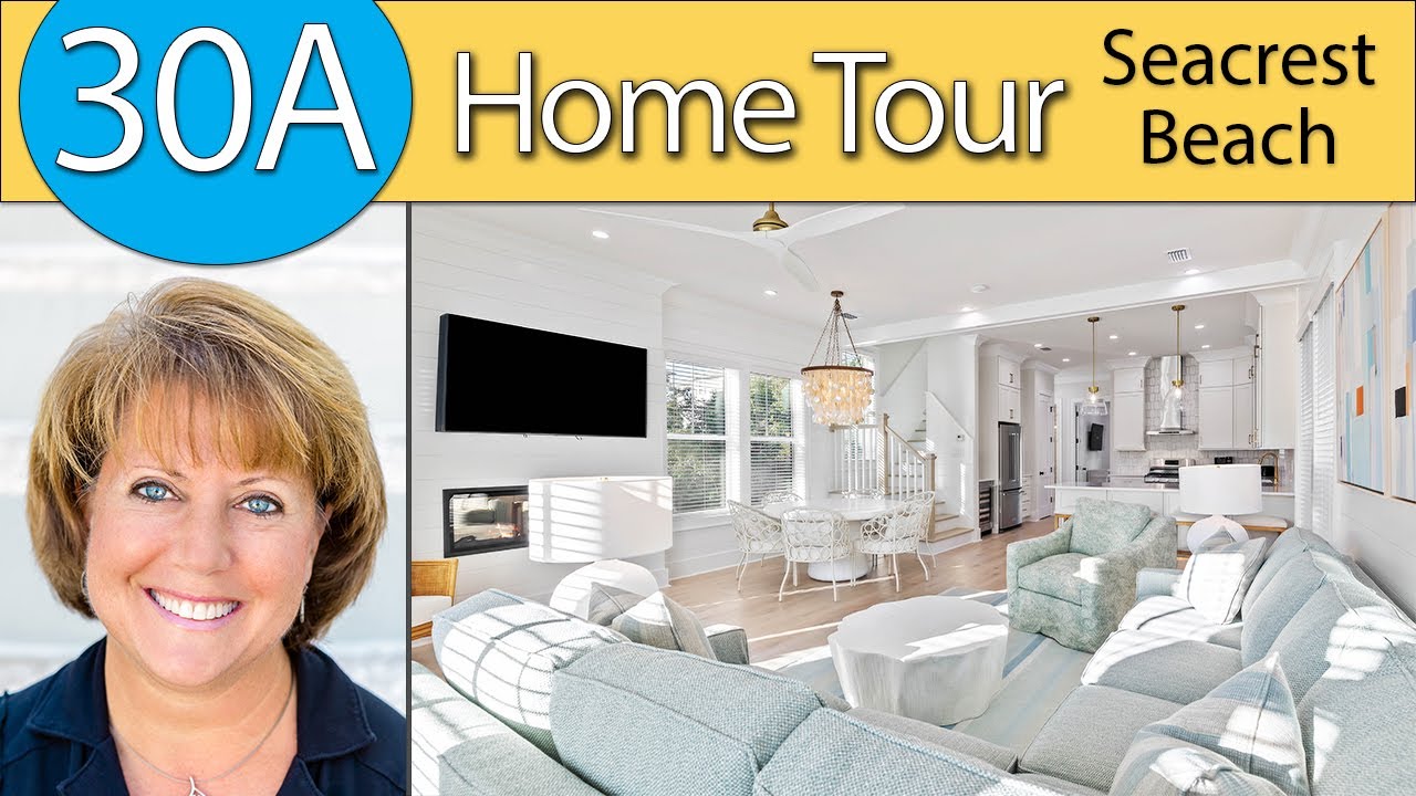 30a Home Tour 40 Trigger Trail East Seacrest Beach Florida #30a #realestate #airbnb