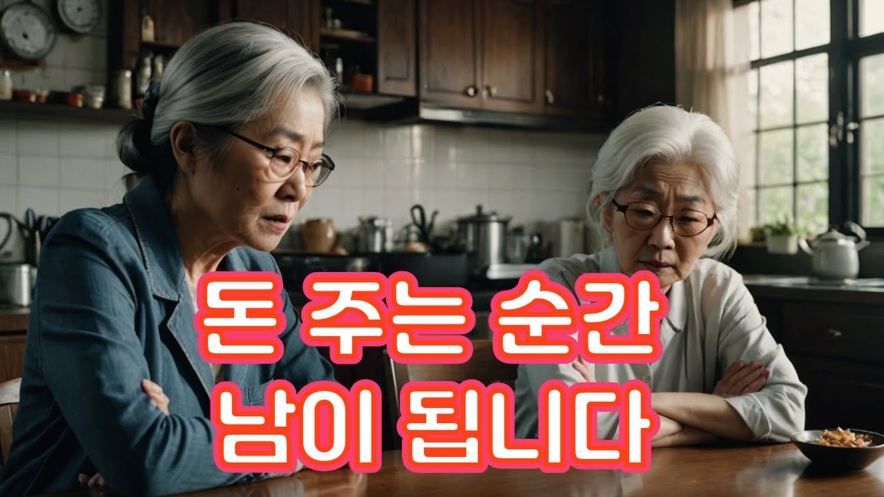 절대 자식에게 미리 재산 주지 마세요 (피눈물 흘립니다)