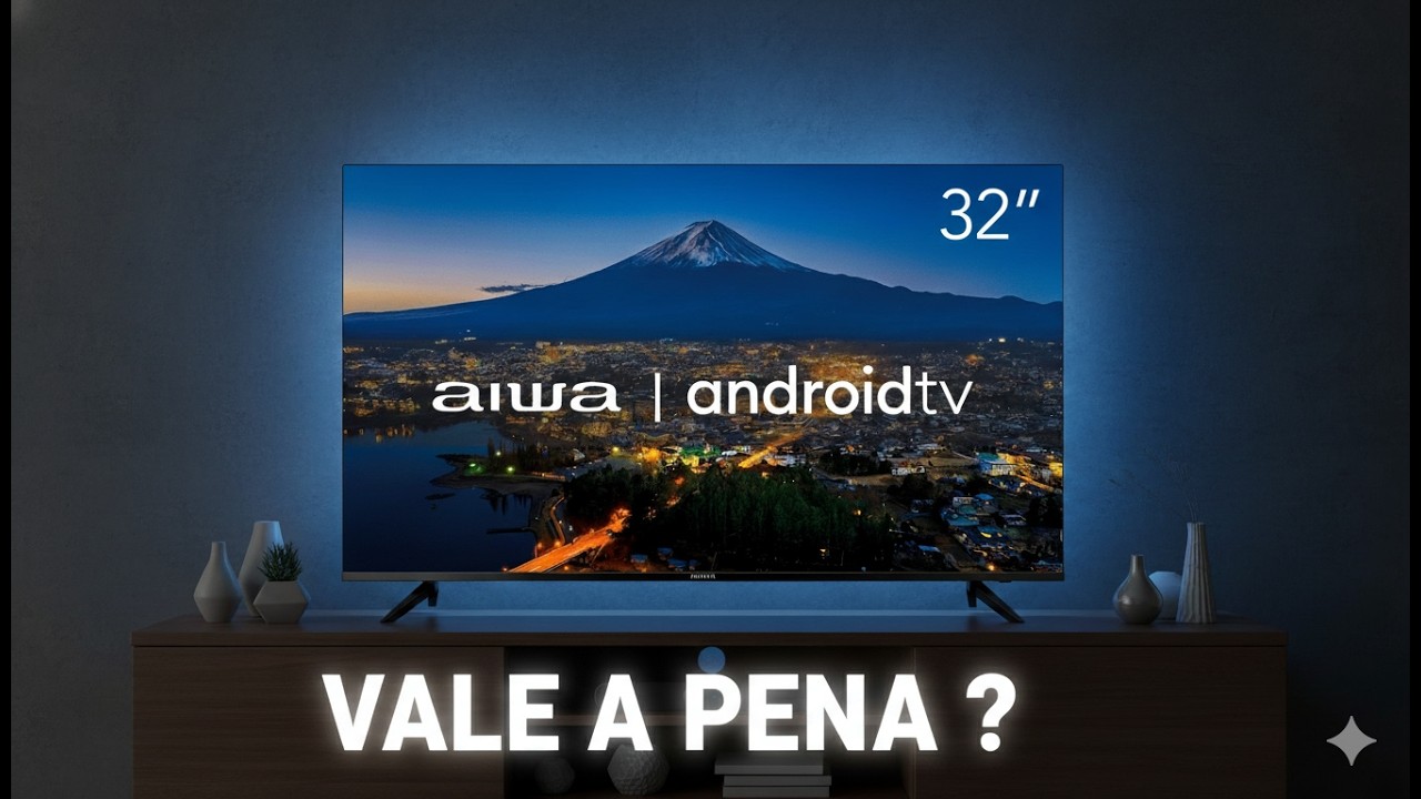 SMART TV AIWA 32&rdquo; ANDROID &mdash; A MELHOR OP&Ccedil;&Atilde;O CUSTO-BENEF&Iacute;CIO de 2025? Review COMPLETO!