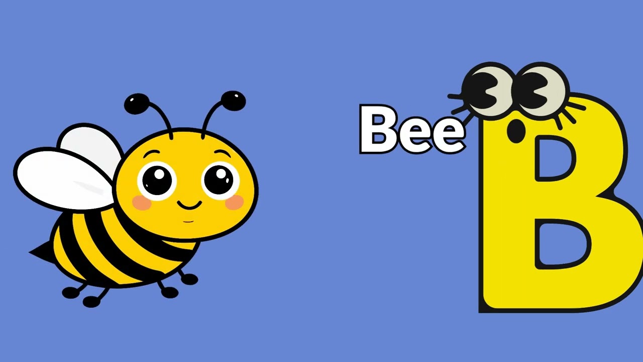 سلسلة الحروف الانجليزية /letter B/ kg/ #videoforkids 