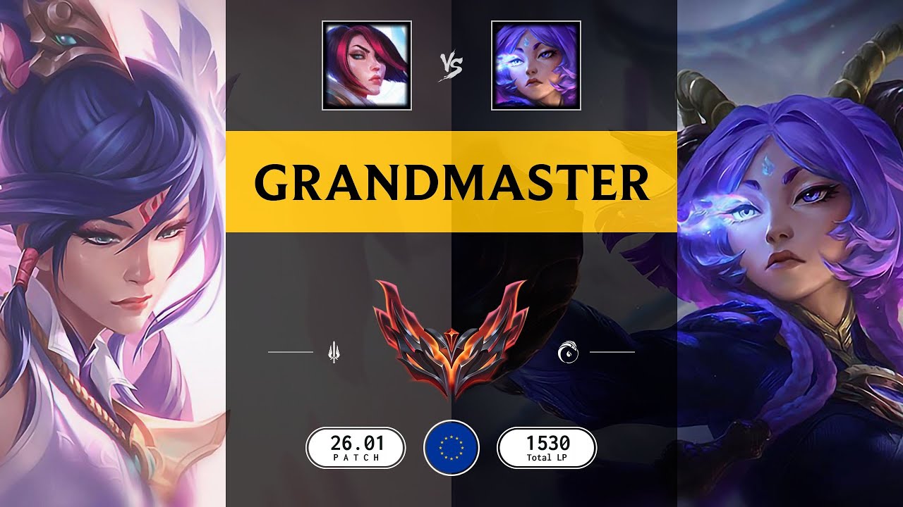 Grandmaster Match: Fiora vs Yunara - EUW server Patch 26.01