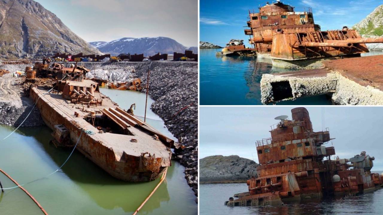 Salvaging the wreck of an old Russian cruiser The Murmansk - Rescate  crucero ruso El Murmansk