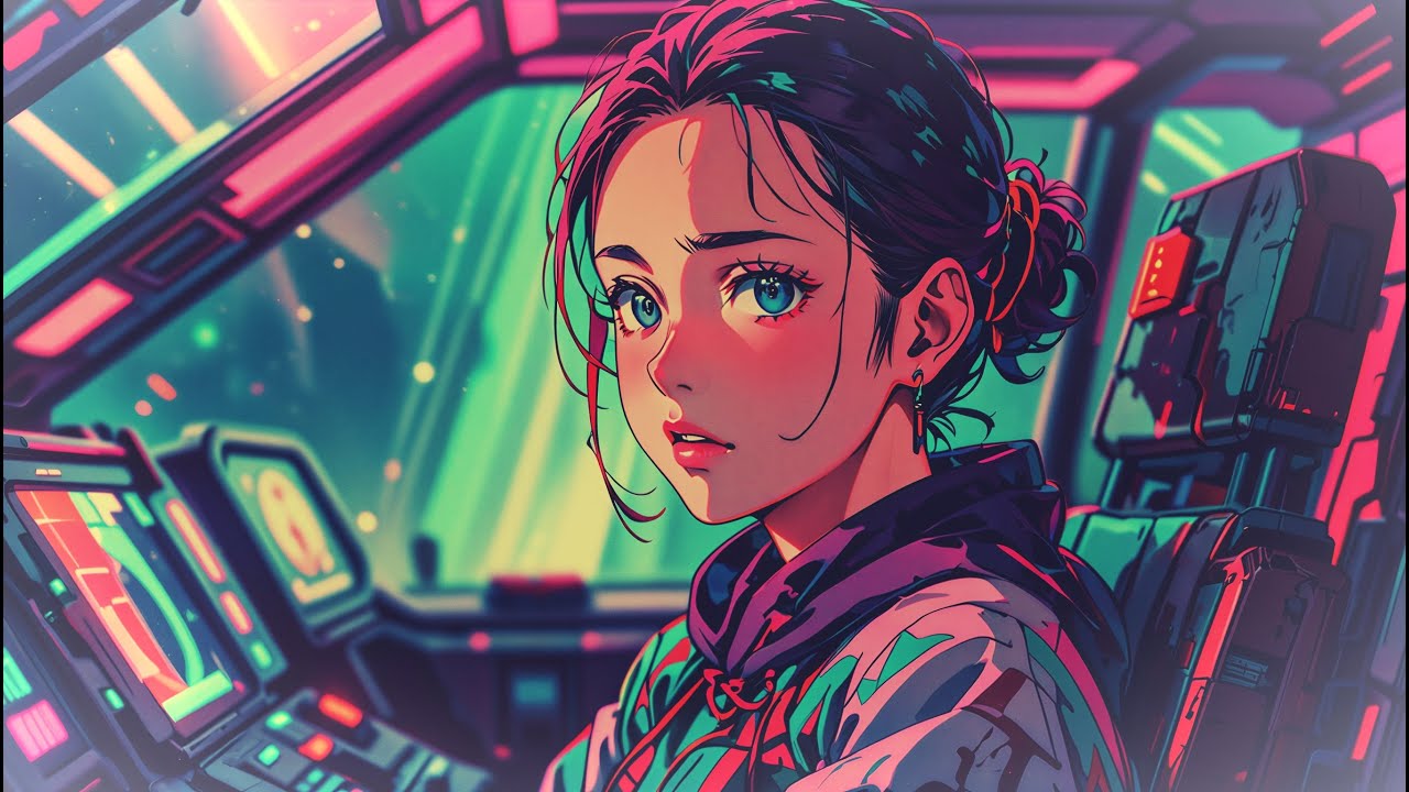 Synthwave Night Drive Cyberpunk Mix | Neon Waves & Retrowave Vibes | Dark (2077 七月-エ)