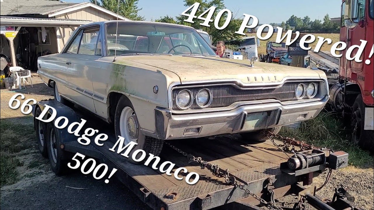 1966 Dodge Monaco 500 From The Mopar Honey Hole! Cleanup, Brakes, and Drive!