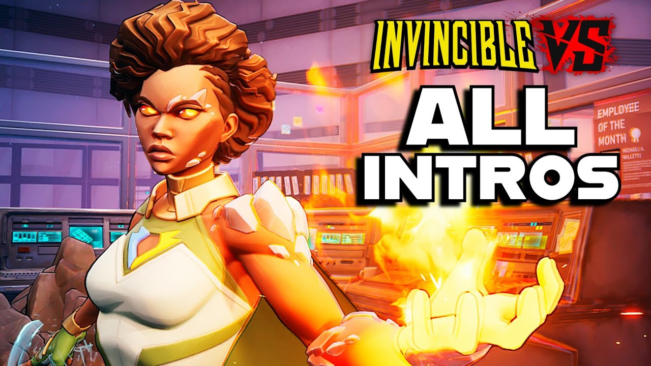 INVINCIBLE VS Ella Mental Все вступительные диалоги (перепалки персонажей) 4K 60FPS