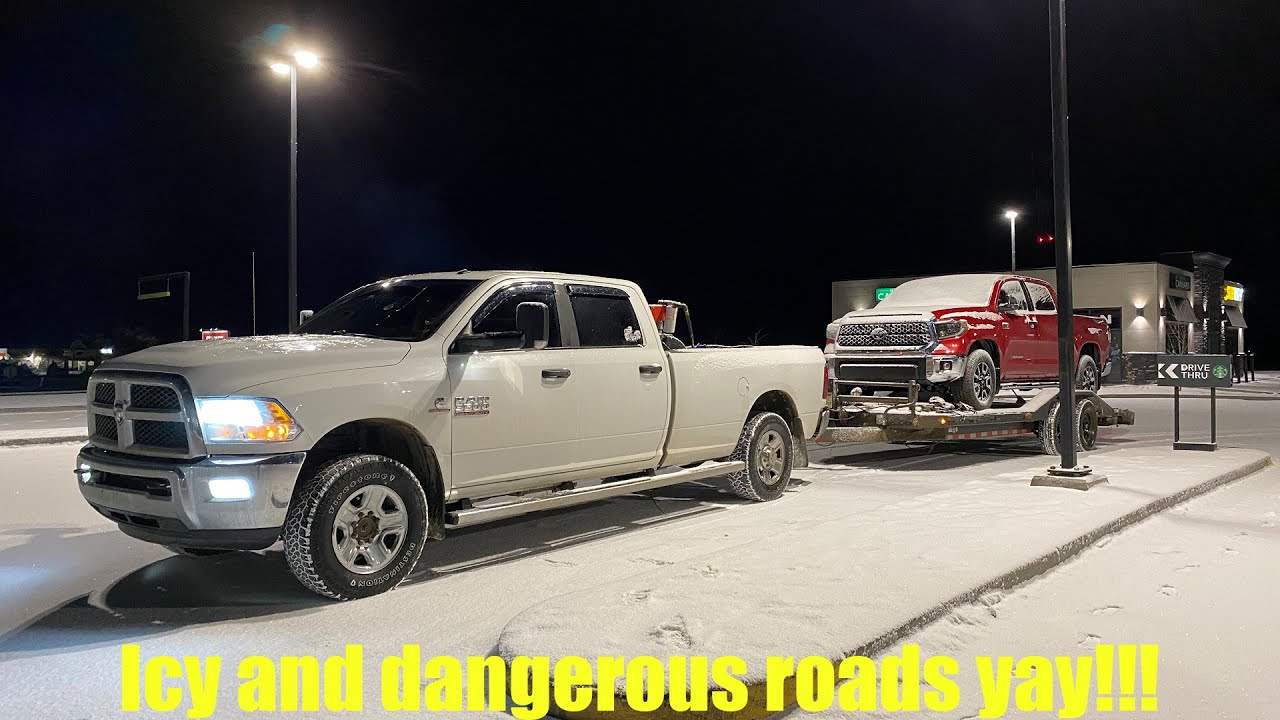Frosty came for us today - Life of a Hotshot driver