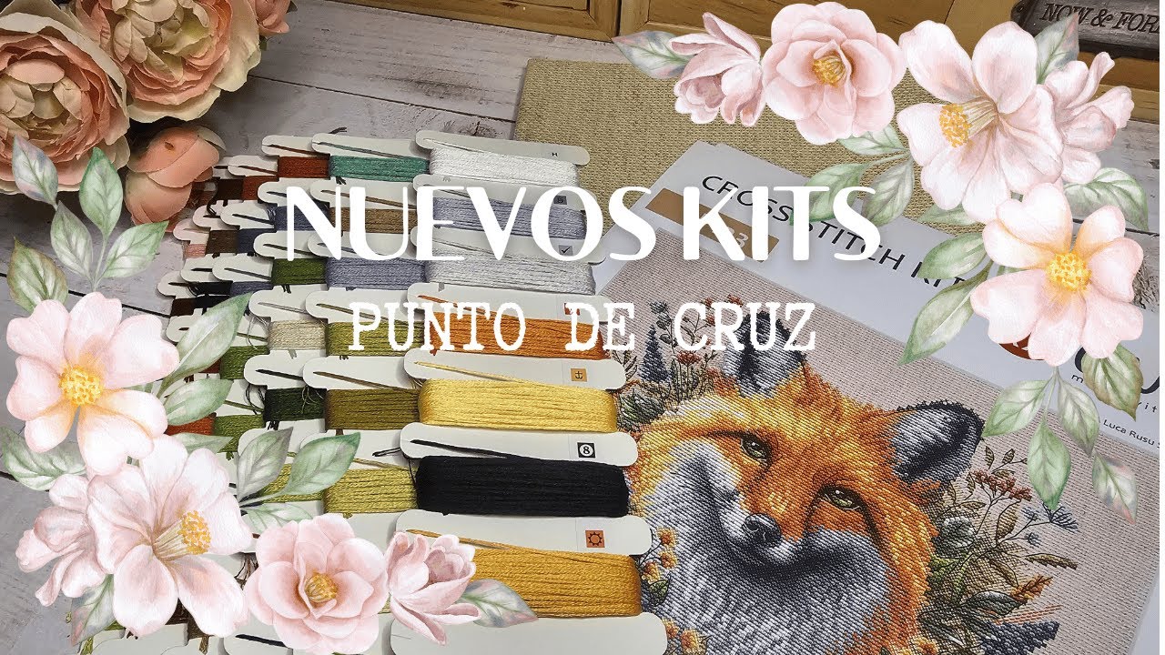 ⚜️【PUNTO DE CRUZ】🧵Descubre estos maravillosos kit para bordar🧵#crossstitch #puntodecruz #puntoyarte
