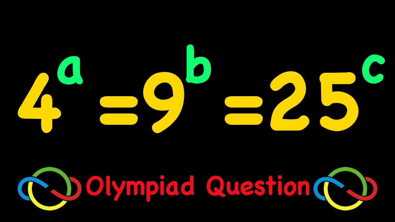 Solving a Math Olympiad Question Dealing with Exponents and Logarithms | a Nice If-then Question
