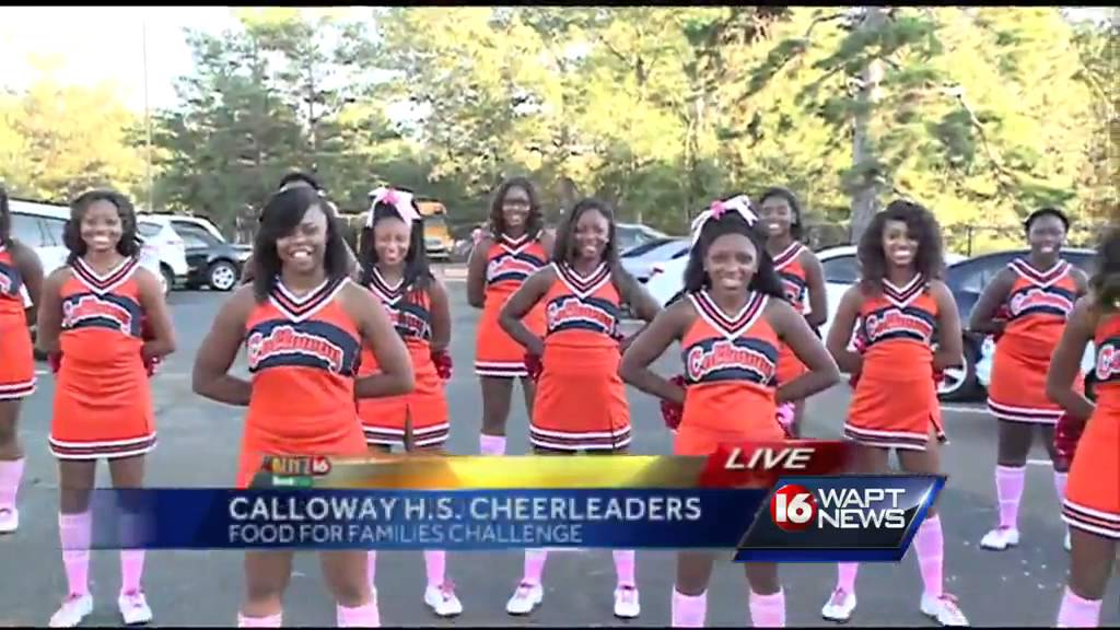 Food for Families: Callaway cheerleaders