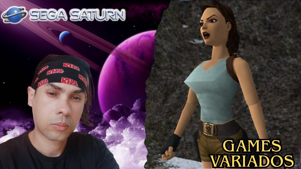 SOFRENDO NO TOMB RAIDER + GAMES DE SATURN AO VIVO