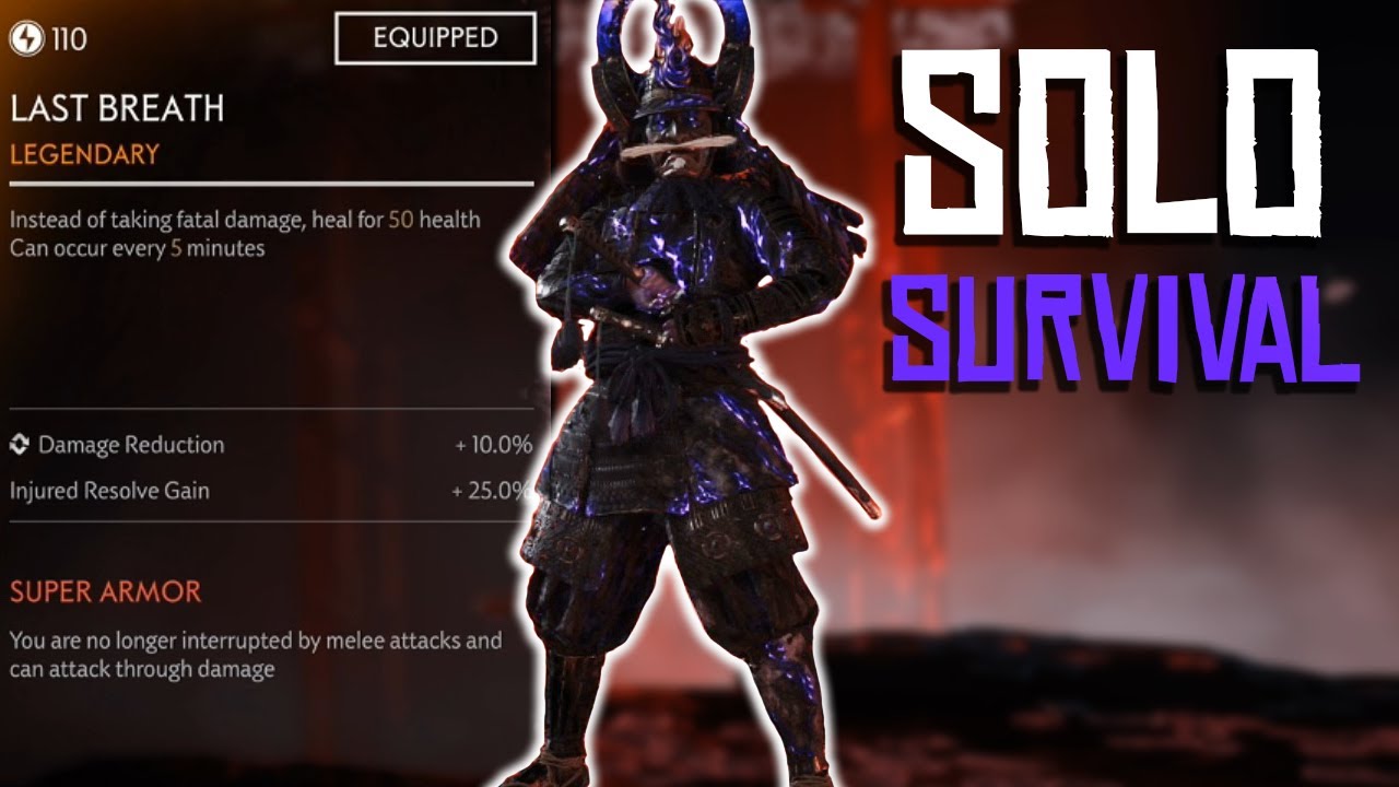 Solo Survival! - Ghost of Tsushima Legends