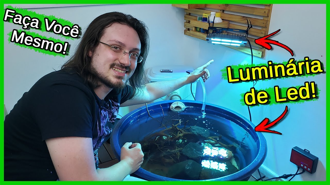 Como montar uma Luminária de LED Caseira para LAGOS