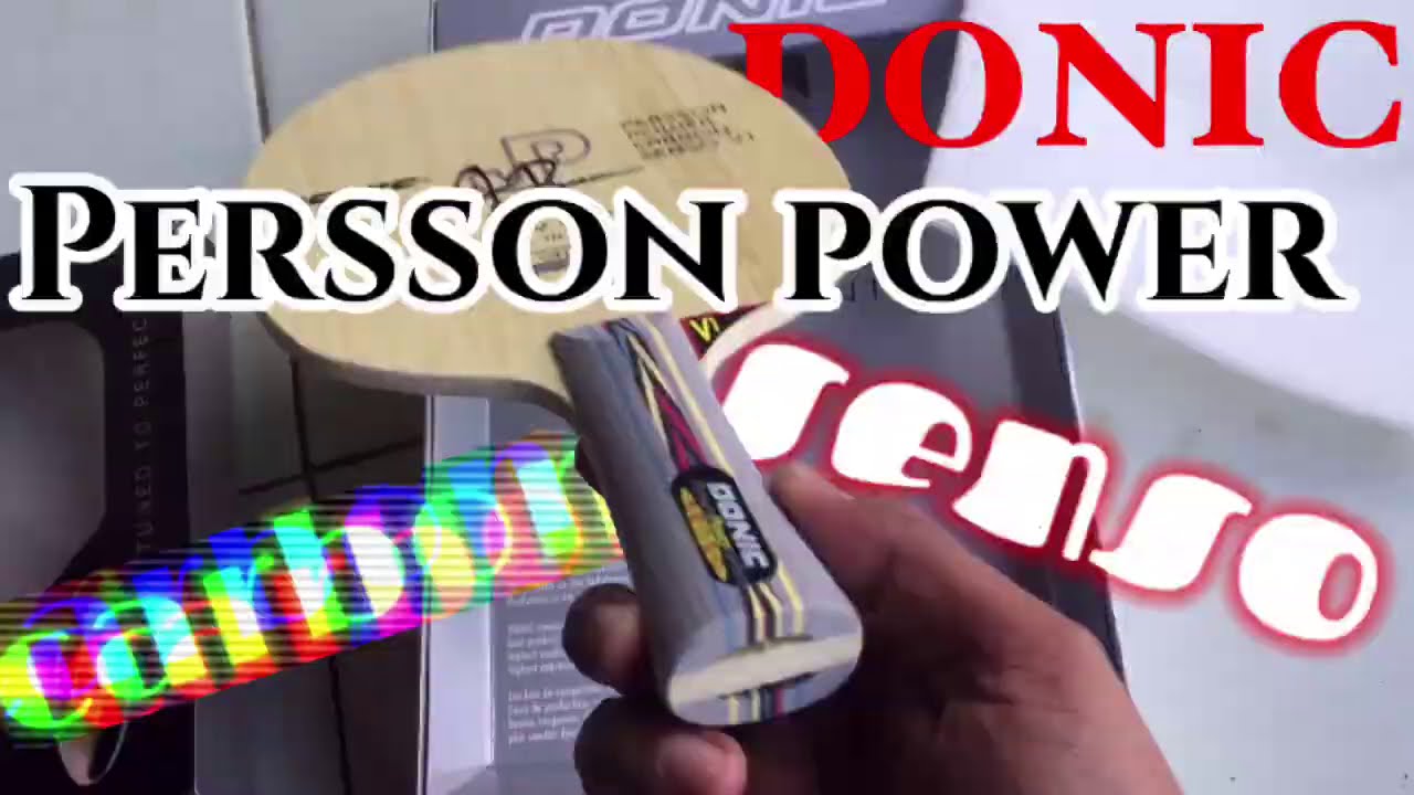 Donic Persson power carbon senso Unboxing