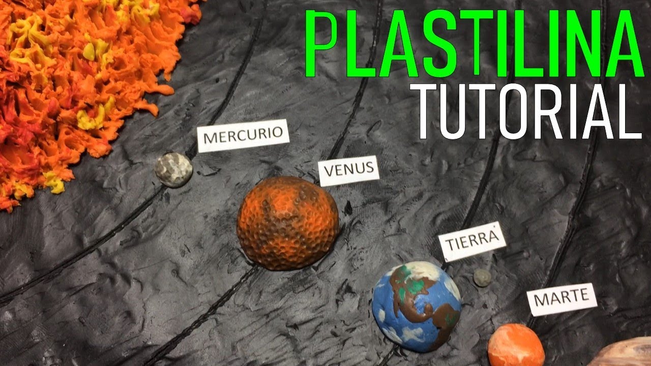 ✔️ COMO HACER EL SISTEMA SOLAR DE PLASTILINA PASO A PASO ✔️ MI MUNDO DE PLASTILINA