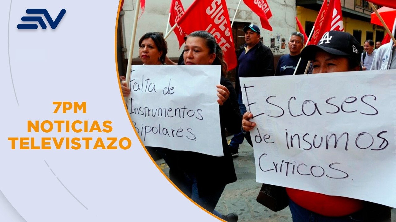 Ecuador enfrenta una crisis en el sistema de salud pública | Televistazo | Ecuavisa