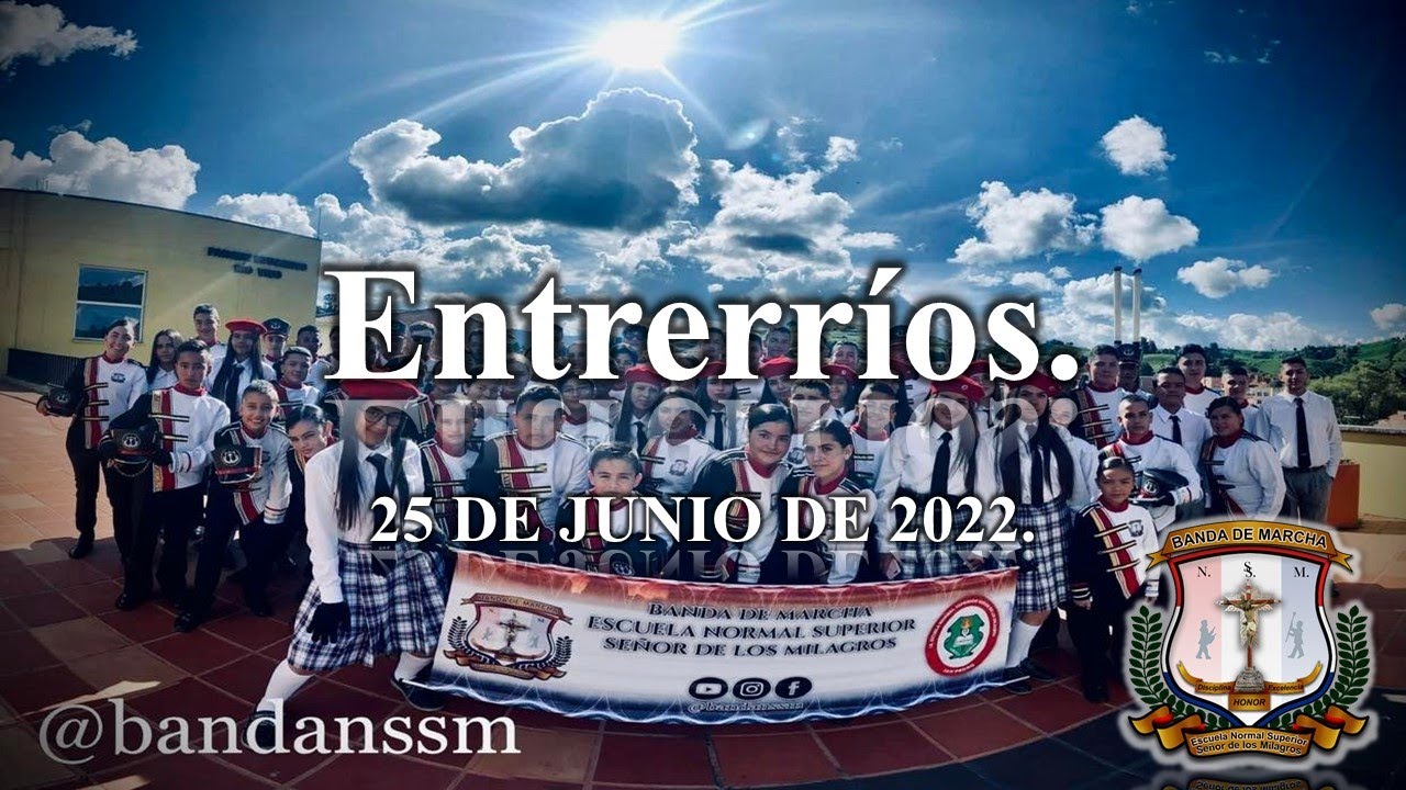 Entrerrios, Ant. 25 de junio de 2022, fiestas del paisaje, desfile de comparsas - bandanssm