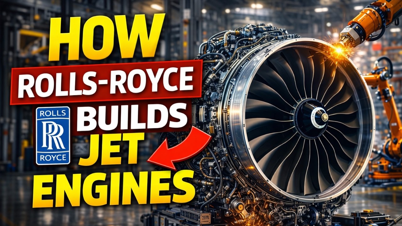 Inside Rolls-Royce Factory – How Jet Engines Are Made