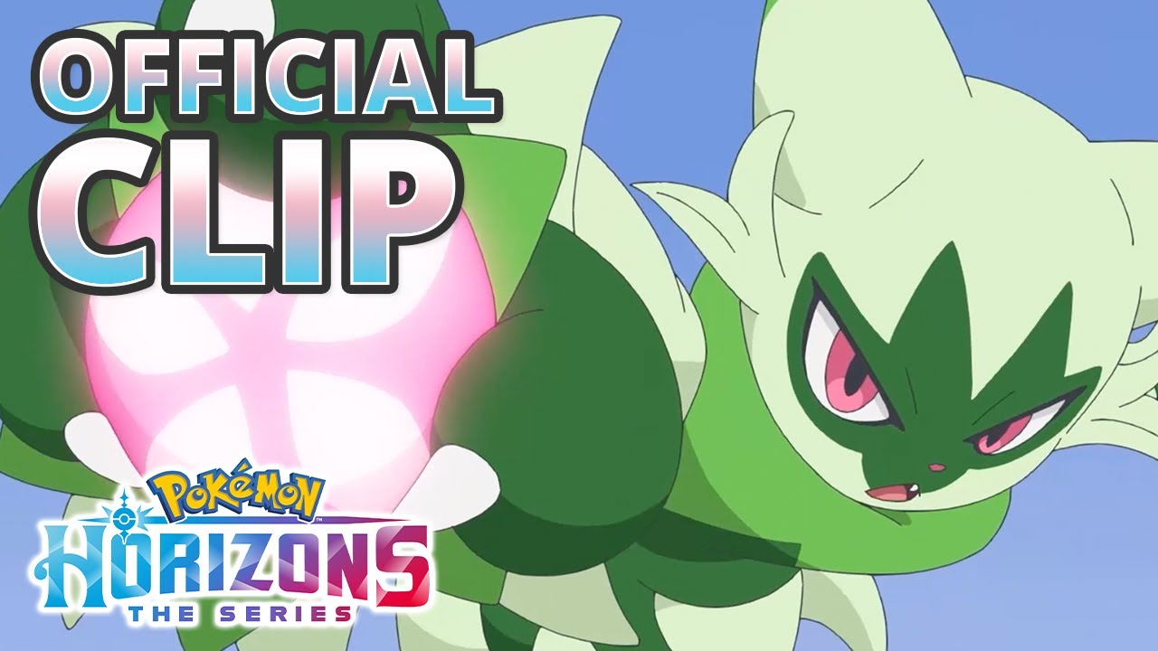 Sprigatito Evolves! 🍃 | Pok&eacute;mon Horizons: The Series | Official Clip