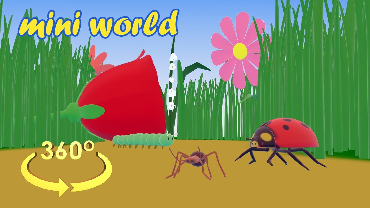Walking through the mini world 360 - VR.