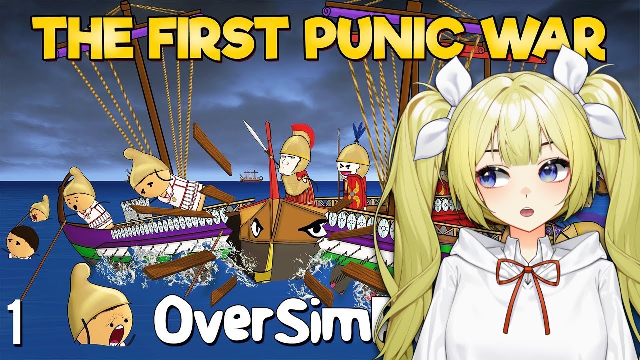 VTuber Reacts to The First Punic War OverSimplified