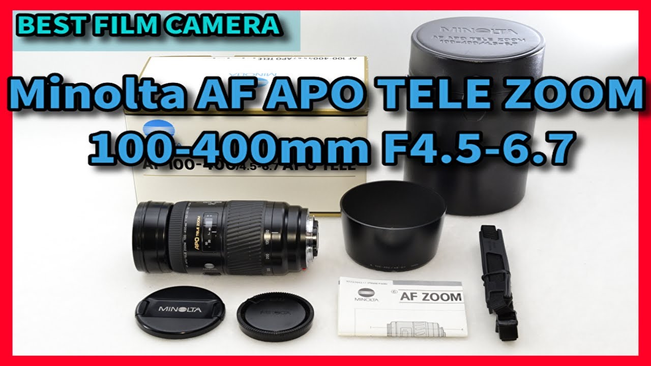 【SALE】Minolta AF APO TELE ZOOM 100-400mm F4.5-6.7 ミノルタAFアポテレズーム100-400mm F4.5-6.7 #539
