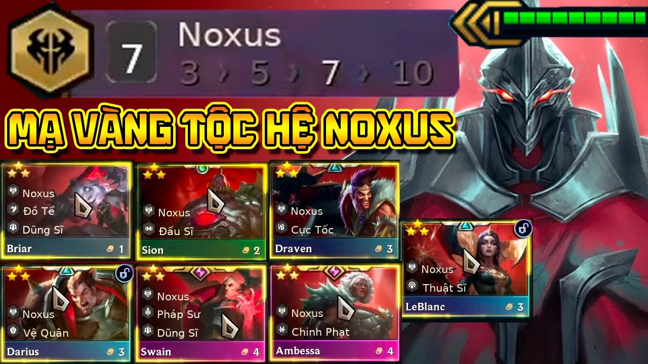 ĐẾ CHẾ NOXUS TÁI XUẤT MÙA 16: TRIỆU HỒI QUÁI VẬT ATAKHAN VỚI SỨC MẠNH CỦA 7 TƯỚNG MẠ VÀNG!