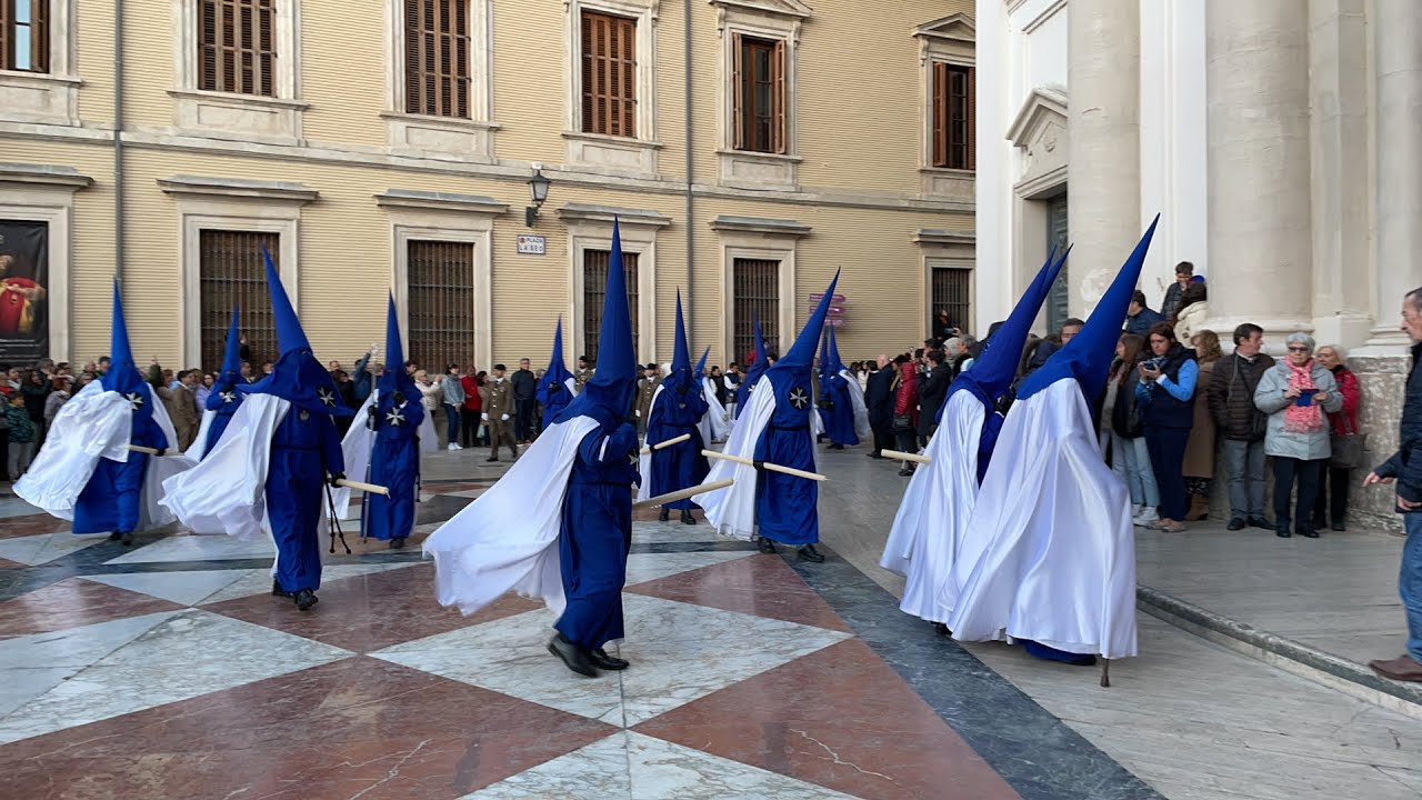 Humildad - Estación de Penitencia en la Seo. Semana Santa Zaragoza 2023. Domingo de Ramos