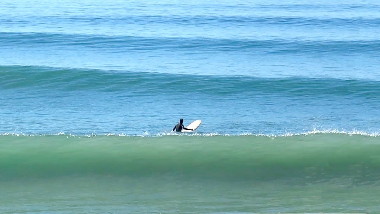 Surfing T-Street beach in Orange County CA