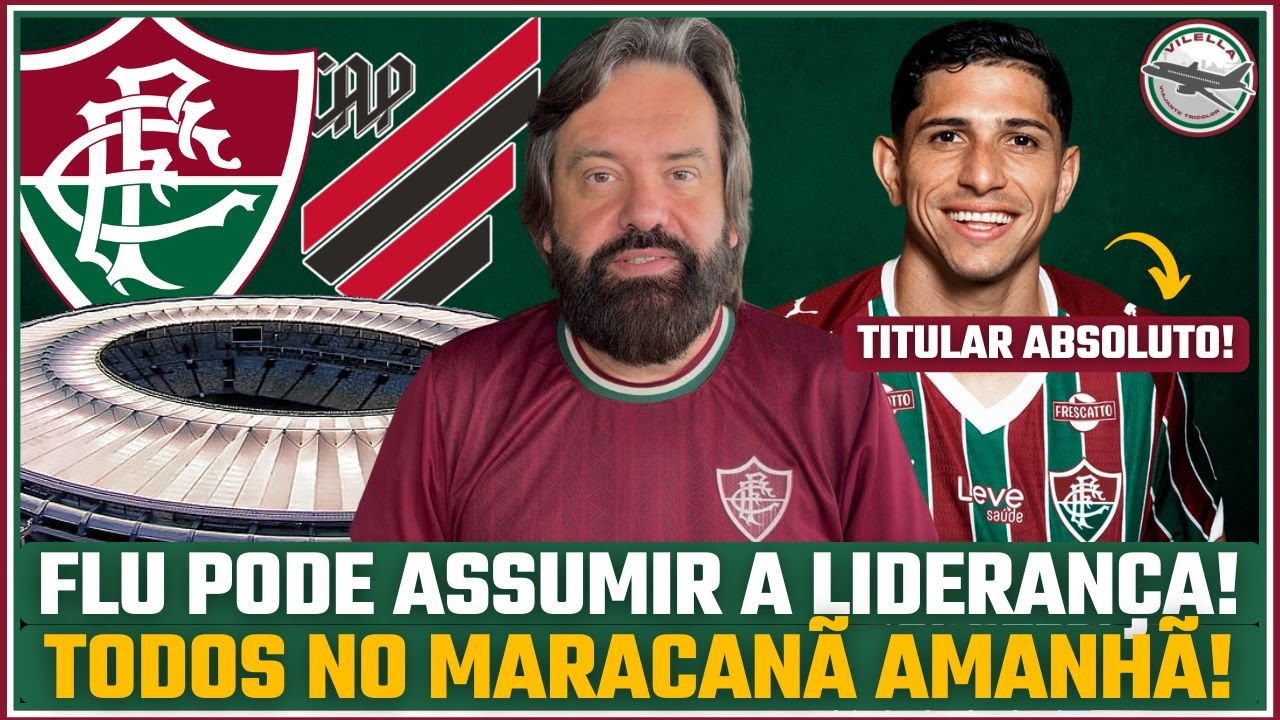 FLUMINENSE PODE SER LÍDER DO BRASILEIRÃO AMANHÃ