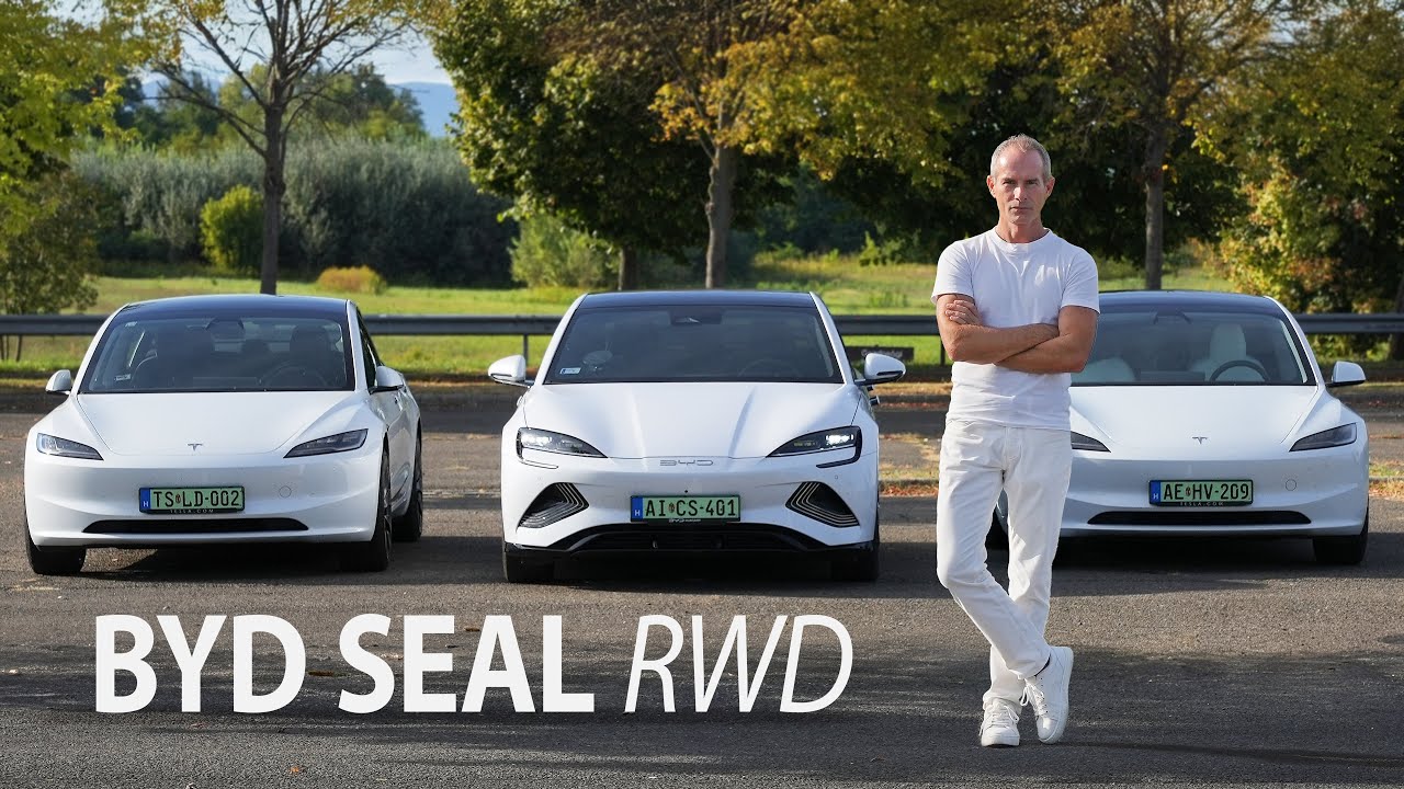 BYD SEAL a Tesl&aacute;k ellen AUT&Oacute;P&Aacute;LY&Aacute;N
