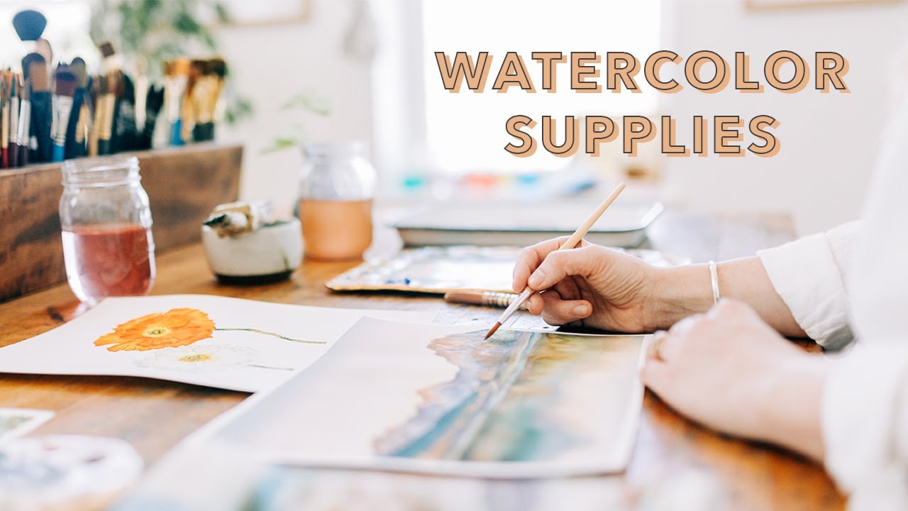 Watercolor Supplies Must Haves | Watercolor 101 with Sarah Cray of Let's Make Art