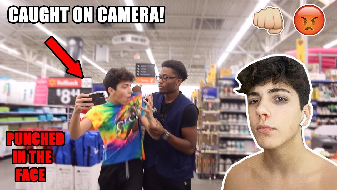 I GOT PUNCHED BY A WALMART WORKER! (CAUGHT ON CAMERA)