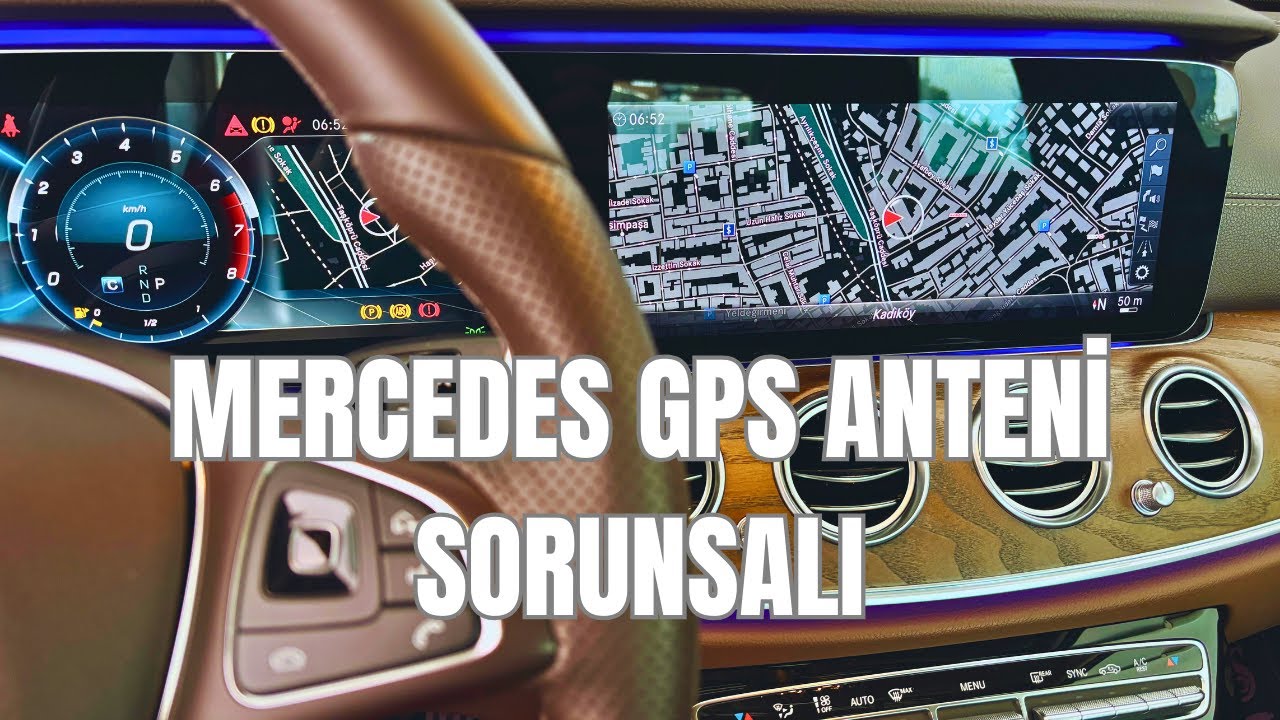 MERCEDES E HARİTA ANTEN PROBLEMİ NASIL &Ccedil;&Ouml;Z&Uuml;L&Uuml;R | MERCEDES E GPS ANTENİ NASIL DEĞİŞTİRİLİR.