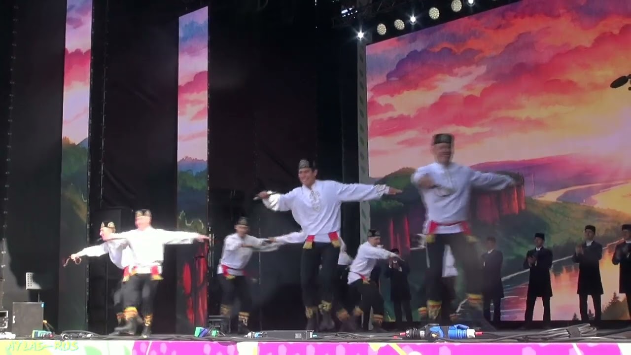 Танцы народов России (Татарские танцы), Часть XIV / Russian Dance, Ethnic Festival, Moscow #yurbau